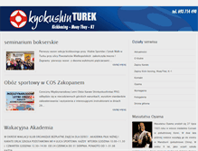 Tablet Screenshot of karate.turek.net.pl