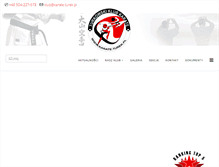 Tablet Screenshot of karate.turek.pl