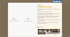 Desktop Screenshot of galeriastaromiejska.turek.pl