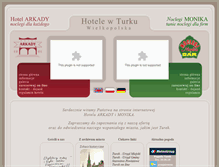 Tablet Screenshot of hotele.turek.pl